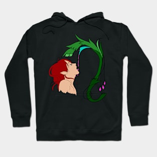 Copy of Elf drinking from a flower Hoodie